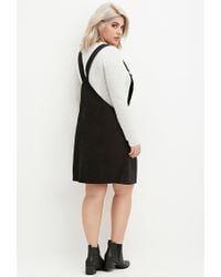 black overalls dress plus size