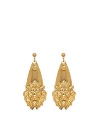 Ela Stone | Metallic Leo Lion Head Earrings | Lyst