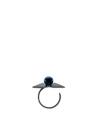 Joomi Lim | Blue 'vicious Love' Swarovski Pearl Spike Ring | Lyst