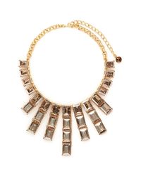 Kenneth Jay Lane | Metallic Crystal Fringe Choker Necklace | Lyst