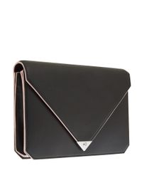 Alexander Wang Black Prisma Envelope Clutch Bag