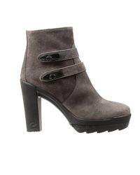 Alberto Guardiani | Gray Ankle Boots Karina 8+2 Heel Low Boots Suede | Lyst