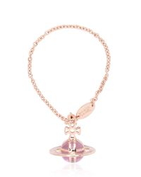Vivienne Westwood | Pink Plique-a-jour Enameled Brass Bracelet | Lyst