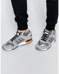 adidas Originals Zx 700 Winter Trainers B35238 in Grey (Gray) for Men - Lyst
