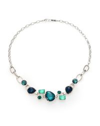 Ippolita | Blue Rock Candy Wonderland Neptune Semi-precious Multi-stone & Sterling Silver Cluster Necklace | Lyst