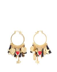 Venessa Arizaga | Multicolor 'i Love You Ok' Hoop Earrings | Lyst