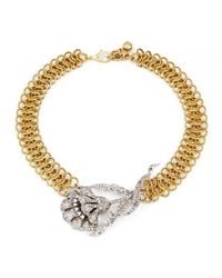 Lulu Frost | Metallic New Snake Necklace | Lyst