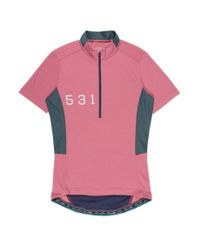 Paul Smith Rubber 531 Pink 4 Way Stretch Mesh Cycling Jersey For Men Lyst