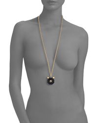 Marc By Marc Jacobs | Black Octi Bolt Cat Pendant Necklace | Lyst