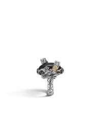 John Hardy | Black Legends Naga Oval Double Dragon Head Ring | Lyst