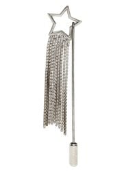 Lanvin | Metallic Star Fringed Metal Pin | Lyst