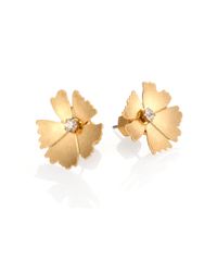Marc By Marc Jacobs | Metallic Mini Pinwheel Stud Earrings | Lyst