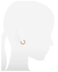 Michael Kors - Metallic Pave Crystal Hug Earrings - Lyst