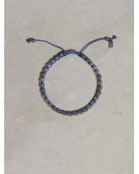 John Varvatos | Metallic Single Row Skull Bracelet for Men | Lyst