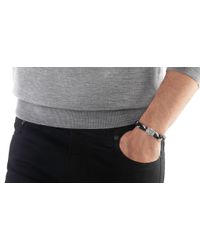 John Hardy | Black Classic Chain Braided Bracelet for Men | Lyst