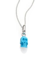 Ippolita | Metallic Turquoise & Sterling Silver Skull Charm | Lyst
