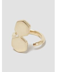 Odette New York - Metallic Triton Stack Ring Brass - Lyst
