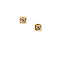 Rebecca Minkoff | Metallic Pyramid Cutout Stud | Lyst