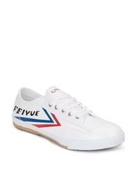 Feiyue White Fe Lo Classic Leather Sneakers for men