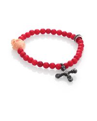 King Baby Studio | Red 6mm Coral Bead Bracelet | Lyst