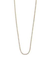 Ippolita | Metallic 18k Yellow Gold Thin Charm Chain/36 | Lyst