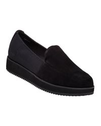 Eileen Fisher - Dell Black Suede Loafer - Lyst
