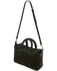 Mulberry | Black Small Roxette Shearling Top Handle | Lyst