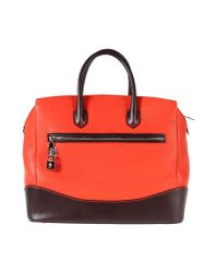 Desmo Large Leather Bag in Red | Lyst