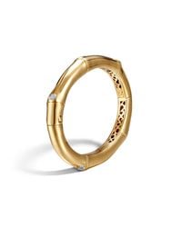 John Hardy | Metallic Bamboo Hinged Bangle | Lyst