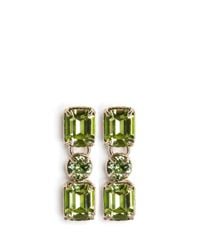 Valentino | Green Rhinestone Earrings | Lyst