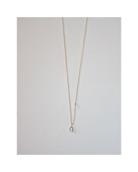 Tai | Metallic Wishbone Necklace | Lyst