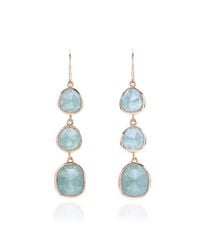 Monica Vinader | Blue Siren Wire Cocktail Earrings | Lyst