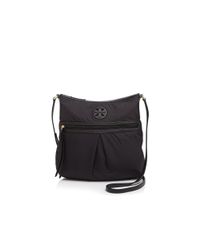 tory burch fleming swingpack black