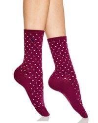 Ralph Lauren | Red Medium Pindot Trouser Socks | Lyst