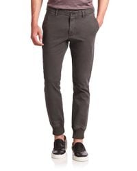 Michael Kors | Gray Knit-cuff Trousers for Men | Lyst