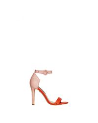 Alice + Olivia - Pink Gala Leather Heel - Lyst