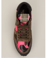 valentino trainers womens pink