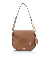 Karl Lagerfeld Brown K/grainy Satchel