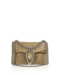 Gucci | Brown Dionysus Small Suede Shoulder Bag | Lyst