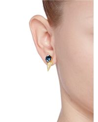 Joomi Lim | Metallic Arrowhead Spike Crystal Earrings | Lyst