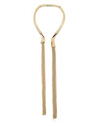 Giuseppe Zanotti | Metallic Gold Metal Chain Fringed Necklace | Lyst