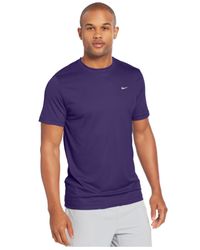 mens purple dri fit shirt