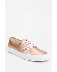 pink metallic vans