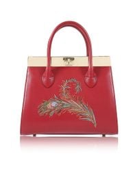 Dee Ocleppo - Roma Medium Tote In Ruby Red - Lyst