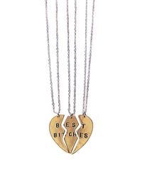 Pixie Market - Metallic Best Bitches Necklaces - Lyst