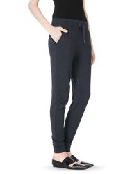 Alexander Wang Blue Lightweight French Terry Sweatpants