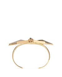 Iosselliani | Metallic Pyramid Crystal Cuff | Lyst