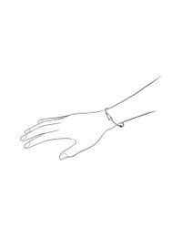Monique Péan | White Open Signature Hinged Bangle | Lyst