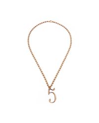 Lulu Frost | Metallic Plaza Large Number 5 | Lyst