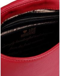 Love Moschino | Red Medium Fabric Bag | Lyst
